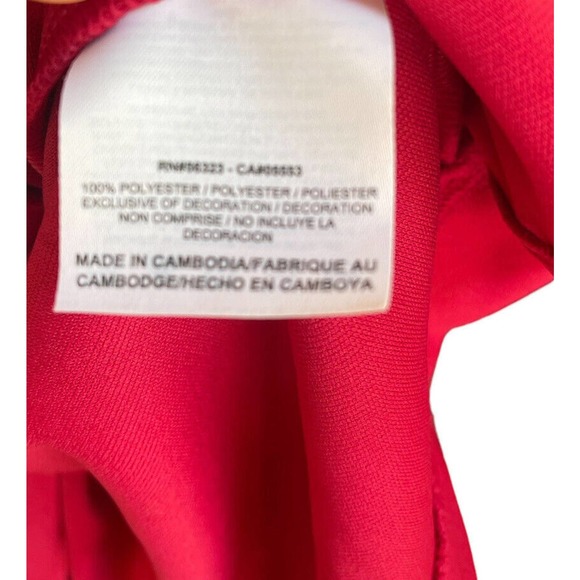 Men’s Nike Golf Pullover NWT Large Red Dri-fit 1/4 Zip Long Sleeve Heron Glen - Picture 4 of 11